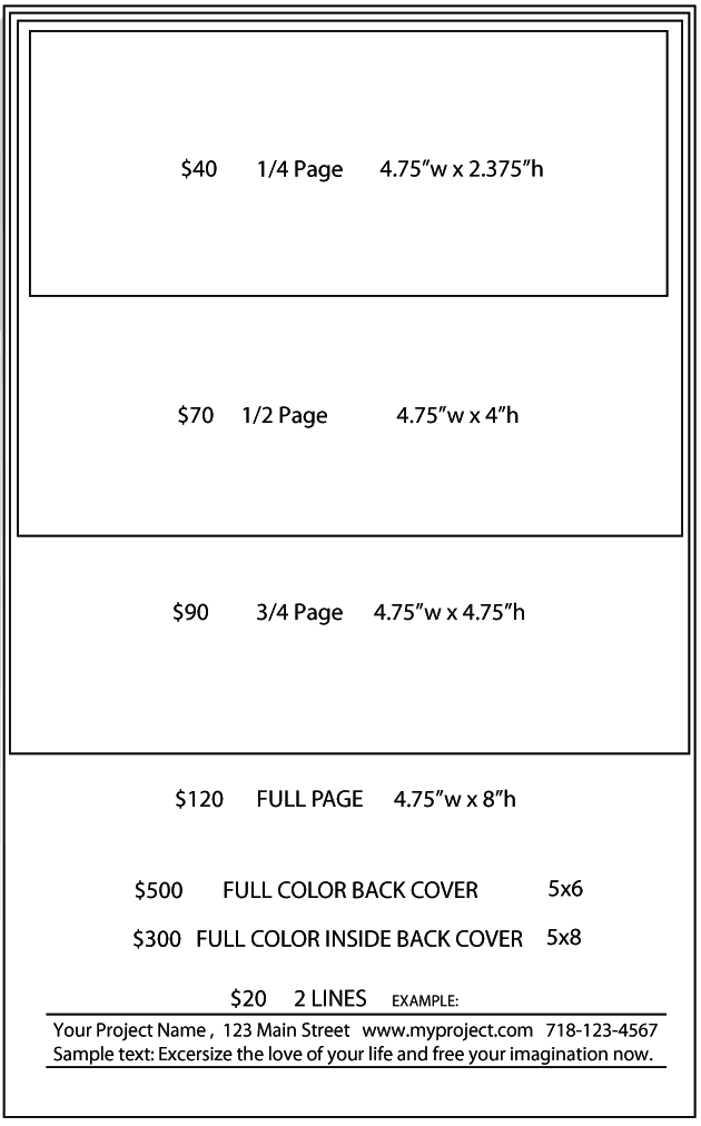 Advertising Price List